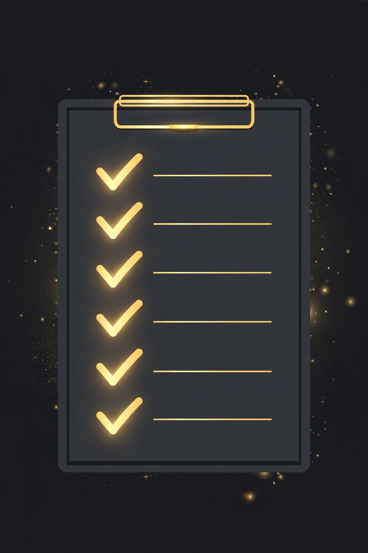 Illustration of the gold 20-point audit checklist